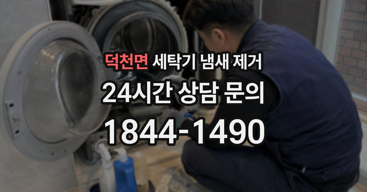 덕천면 세탁기 냄새 제거