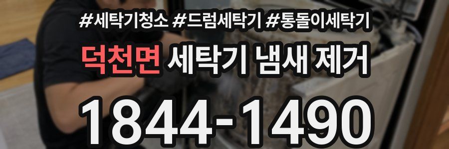 덕천면 세탁기 냄새 제거