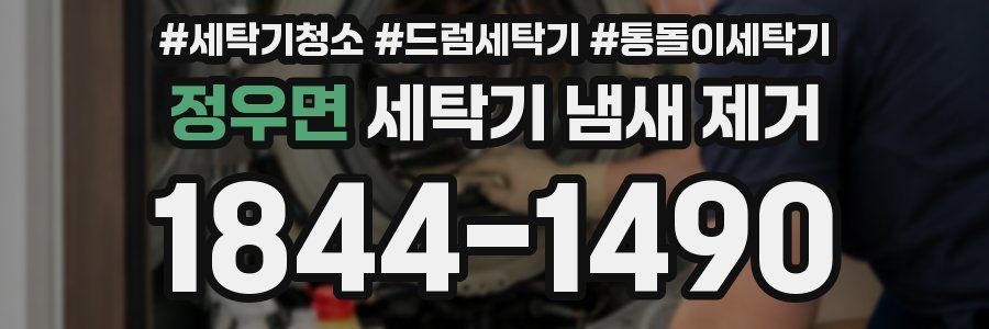정우면 세탁기 냄새 제거