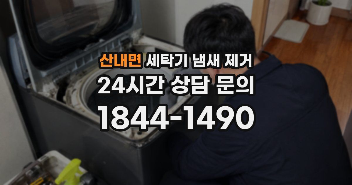 산내면 세탁기 냄새 제거