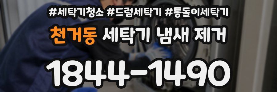 천거동 세탁기 냄새 제거