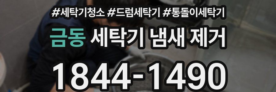 금동 세탁기 냄새 제거