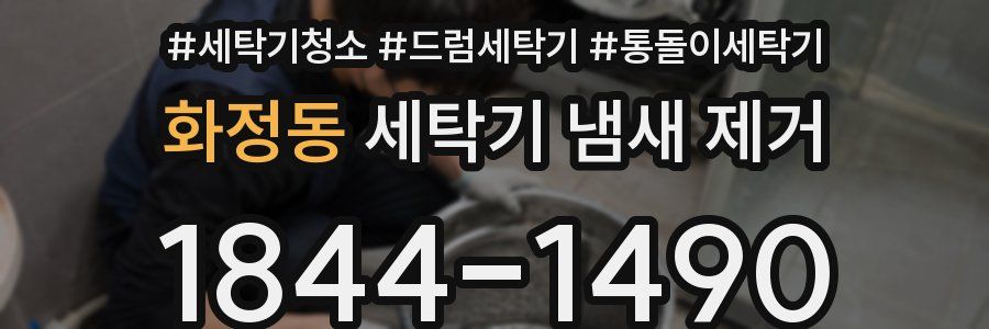 화정동 세탁기 냄새 제거