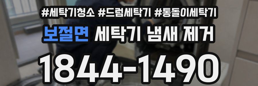 보절면 세탁기 냄새 제거