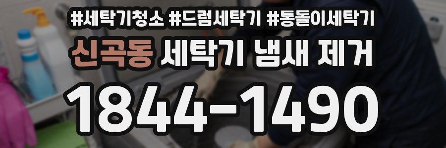 신곡동 세탁기 냄새 제거