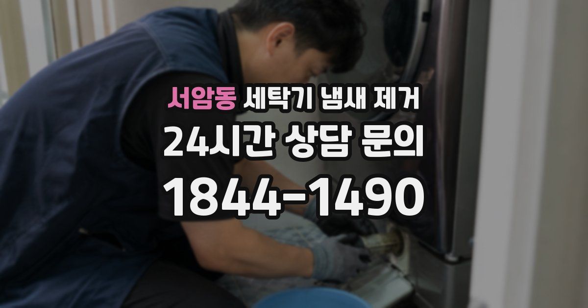 서암동 세탁기 냄새 제거