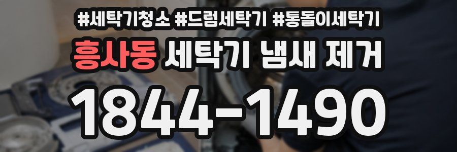 흥사동 세탁기 냄새 제거
