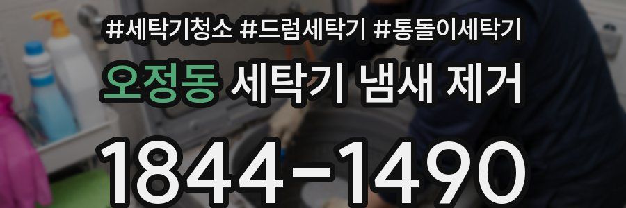 오정동 세탁기 냄새 제거