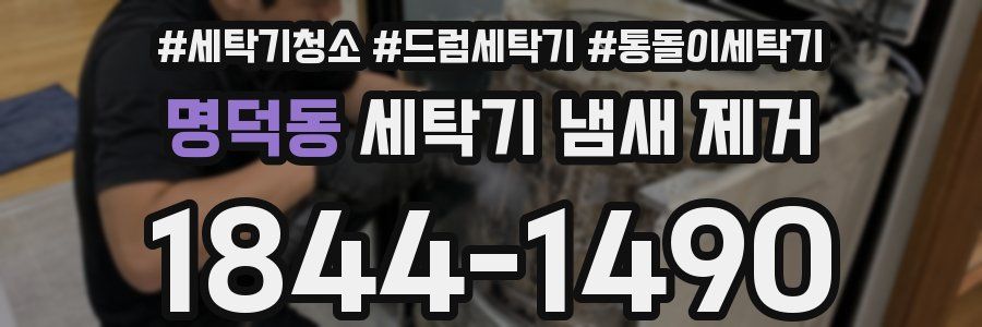 명덕동 세탁기 냄새 제거