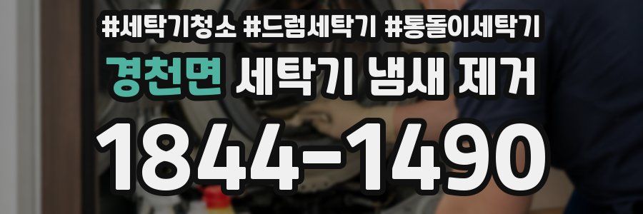 경천면 세탁기 냄새 제거