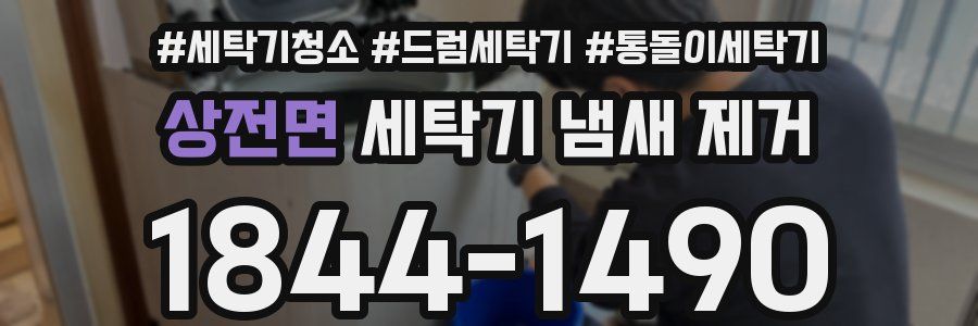 상전면 세탁기 냄새 제거