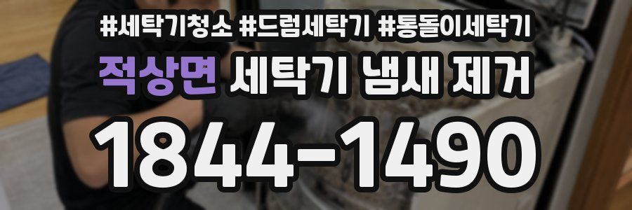 적상면 세탁기 냄새 제거