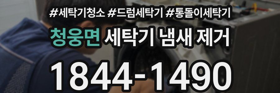청웅면 세탁기 냄새 제거