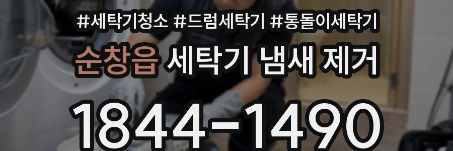 순창읍 세탁기 냄새 제거