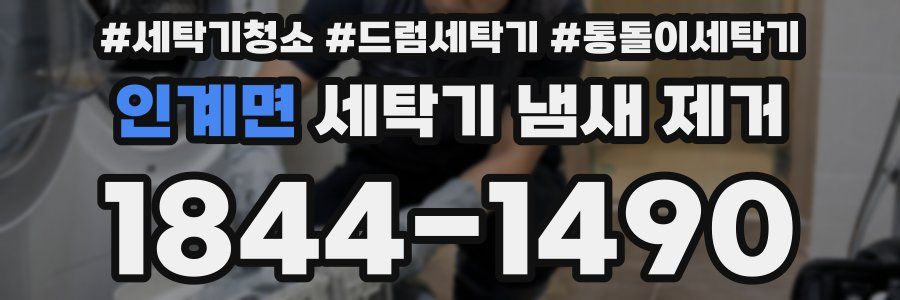 인계면 세탁기 냄새 제거