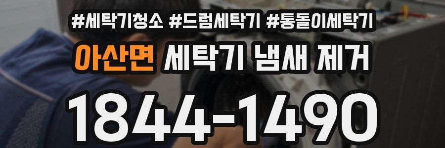 아산면 세탁기 냄새 제거