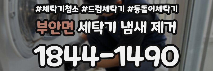 부안면 세탁기 냄새 제거