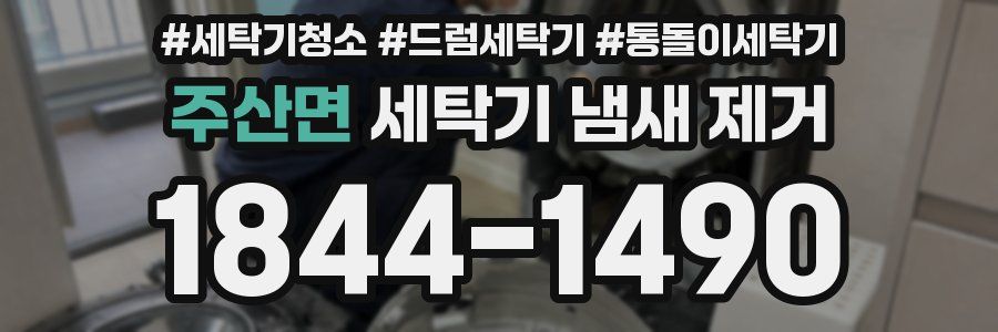 주산면 세탁기 냄새 제거