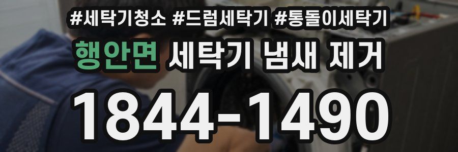 행안면 세탁기 냄새 제거