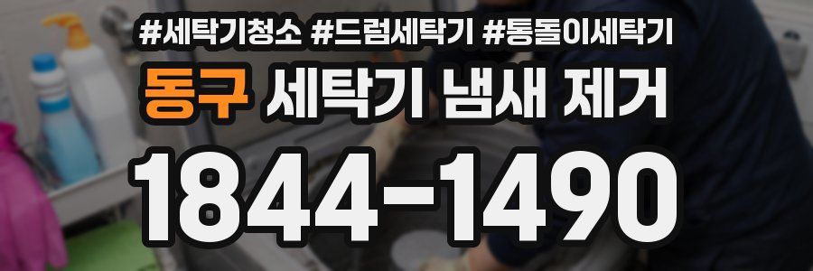 동구 세탁기 냄새 제거