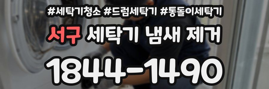 서구 세탁기 냄새 제거
