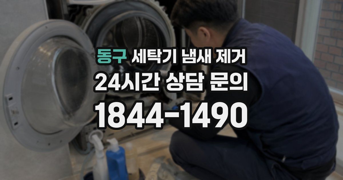동구 세탁기 냄새 제거