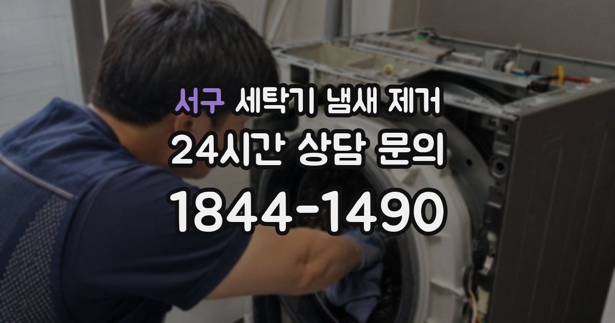 서구 세탁기 냄새 제거