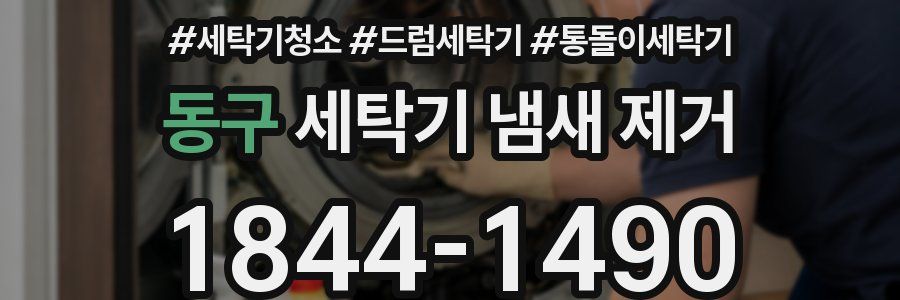 동구 세탁기 냄새 제거