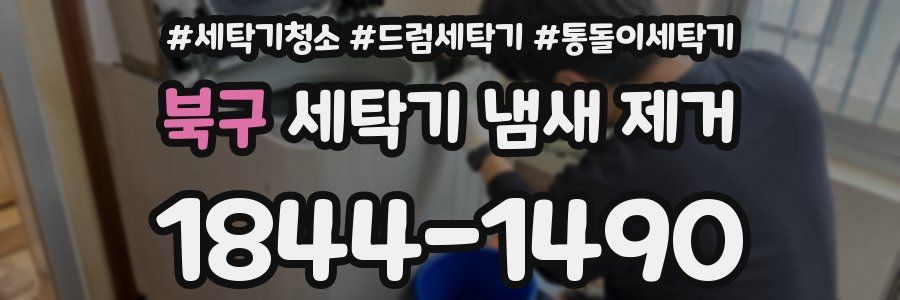 북구 세탁기 냄새 제거