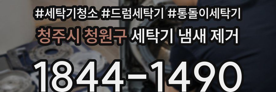 청주시 청원구 세탁기 냄새 제거