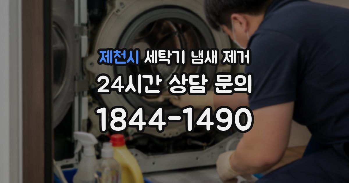 제천시 세탁기 냄새 제거