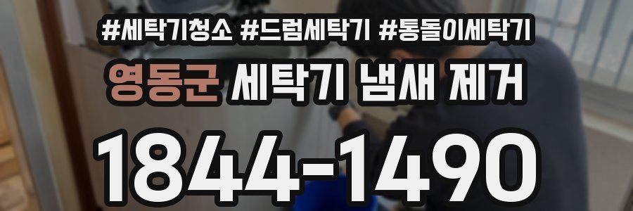 영동군 세탁기 냄새 제거