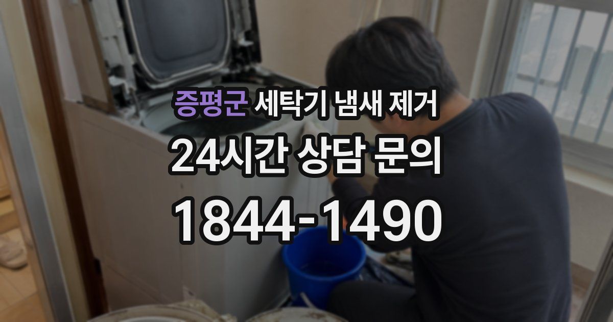 증평군 세탁기 냄새 제거