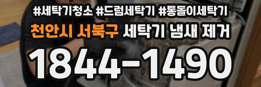천안시 서북구 세탁기 냄새 제거