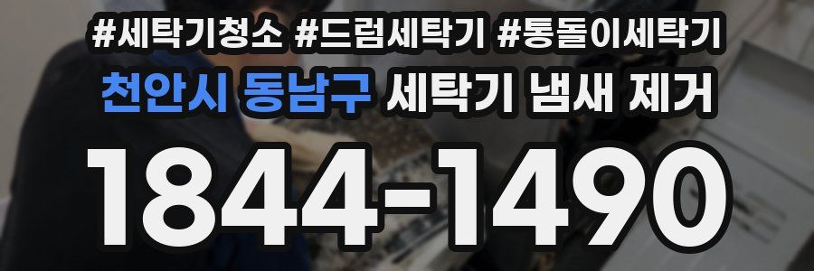 천안시 동남구 세탁기 냄새 제거