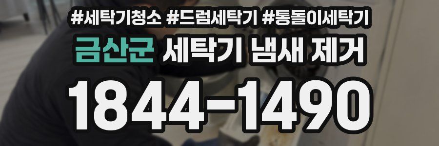 금산군 세탁기 냄새 제거