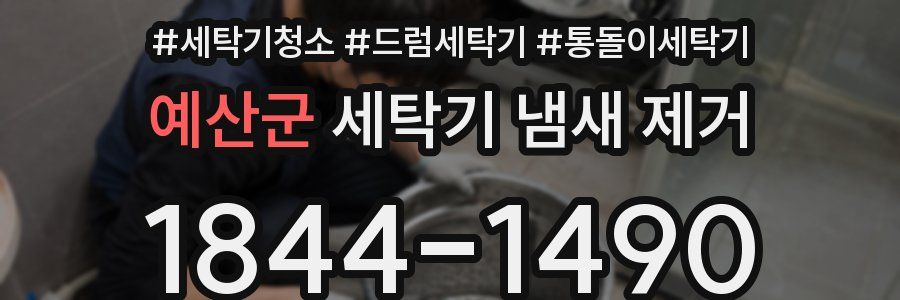 예산군 세탁기 냄새 제거