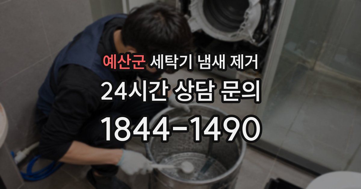 예산군 세탁기 냄새 제거