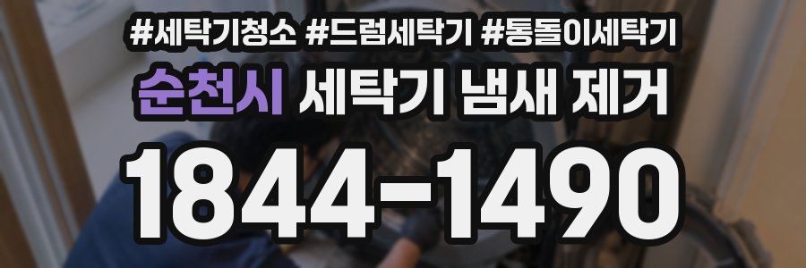 순천시 세탁기 냄새 제거