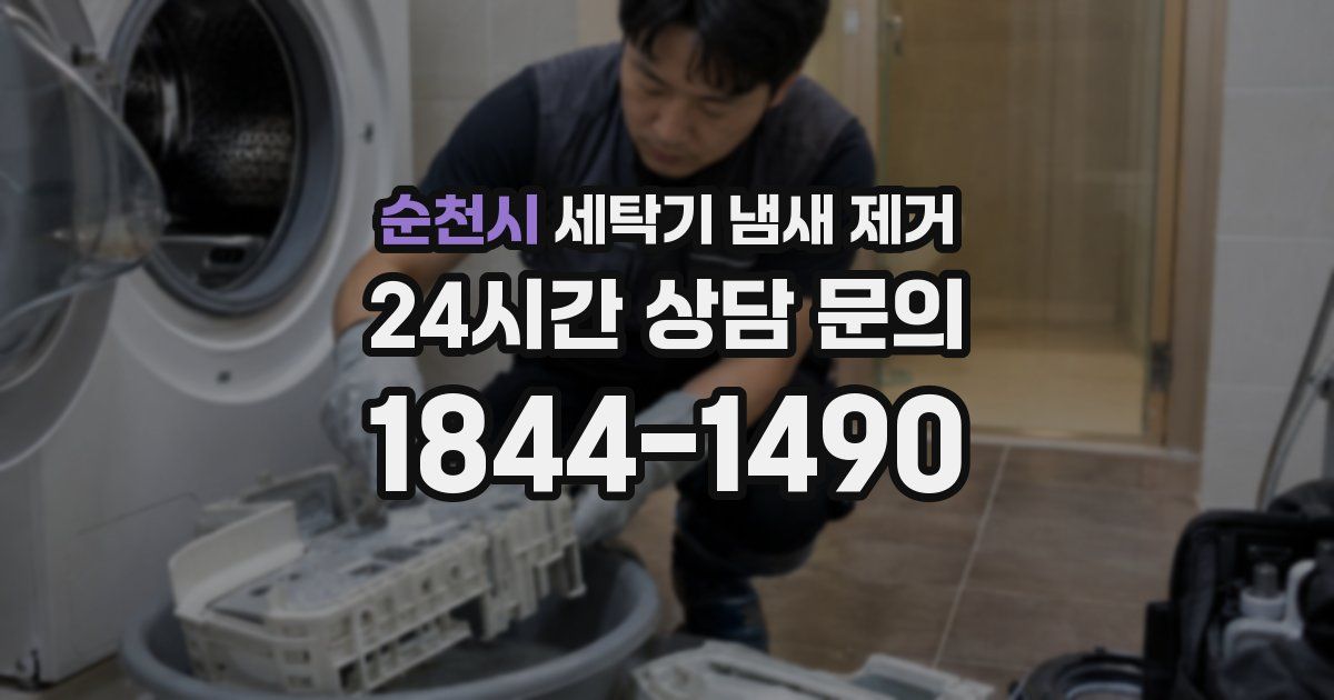 순천시 세탁기 냄새 제거