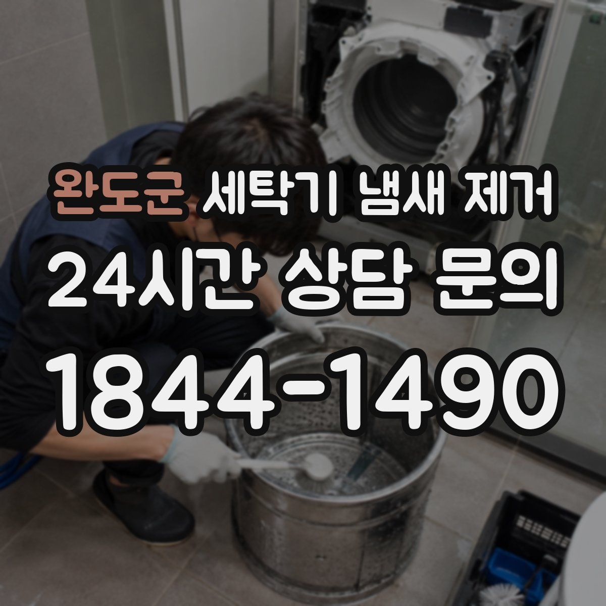 완도군 세탁기 냄새 제거