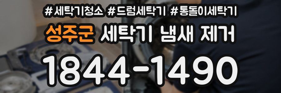 성주군 세탁기 냄새 제거