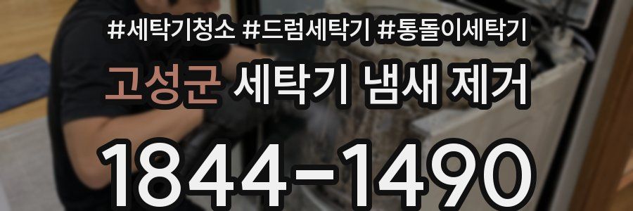 고성군 세탁기 냄새 제거