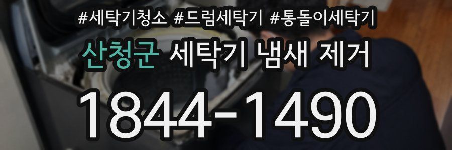 산청군 세탁기 냄새 제거