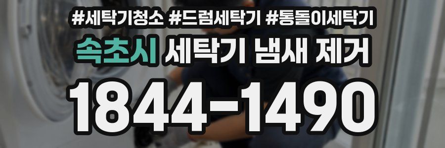 속초시 세탁기 냄새 제거