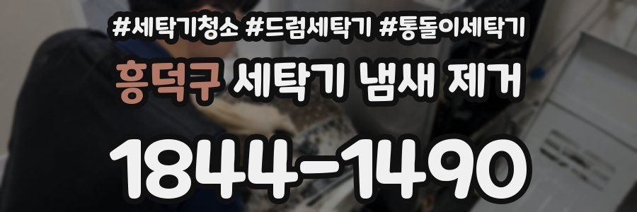 흥덕구 세탁기 냄새 제거