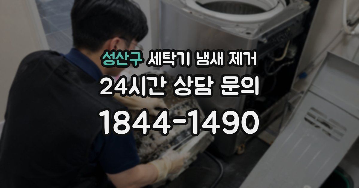 성산구 세탁기 냄새 제거