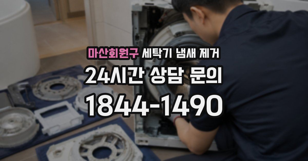마산회원구 세탁기 냄새 제거