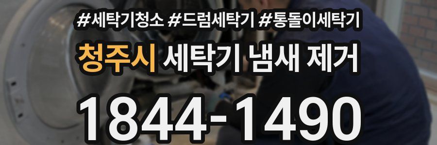 청주시 세탁기 냄새 제거