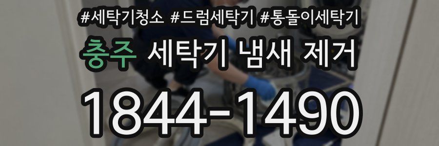 충주 세탁기 냄새 제거